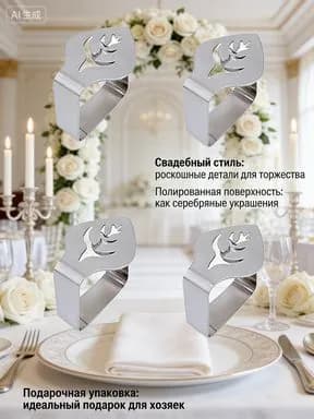 Зажимы для скатерти на стол, держатели для скатерти, 4 штуки.