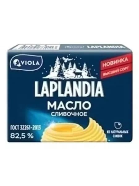 Сладкосливочное масло Laplandia несоленое 82,5% 180 г