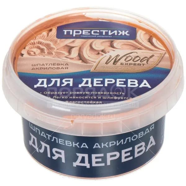 Шпаклевка по дереву акриловая палисандр 0,3 кг ПРЕСТИЖ