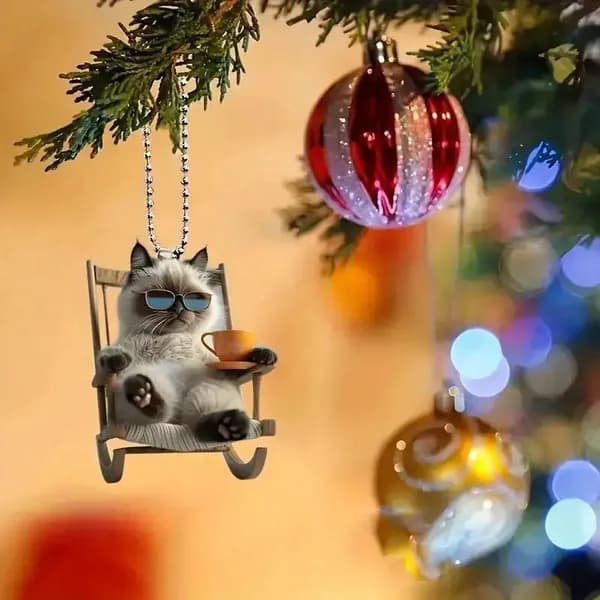 креативный 3d кулон в виде котенка