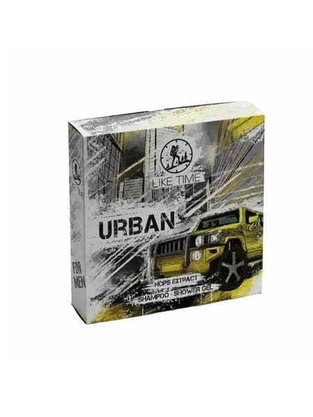LIKE TIME Подарочный набор Urban: Шампунь для волос мужской 250 мл + гель для душа 250 мл