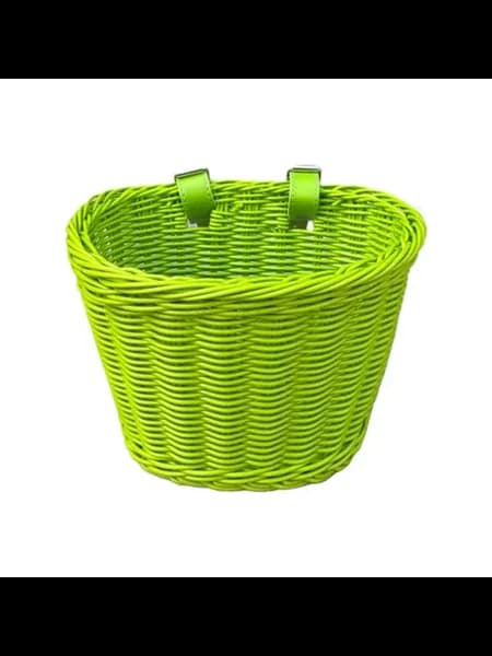 Детская плетеная корзина на руль велосипеда 21x16x16 см