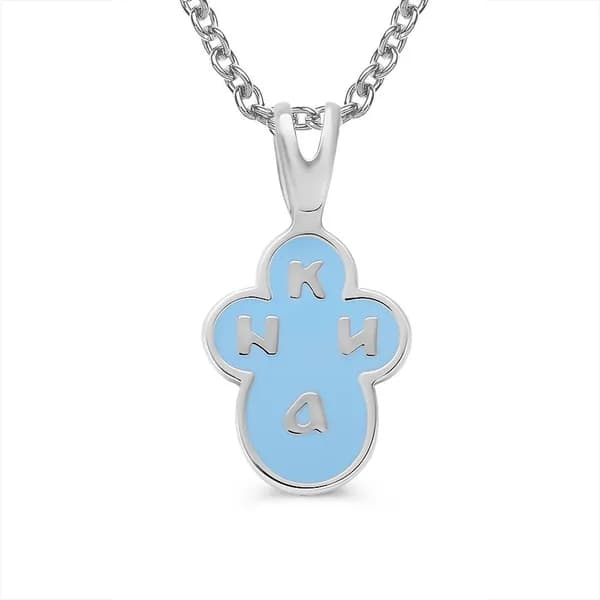 Крестик серебро 925 пробы 585GOLD