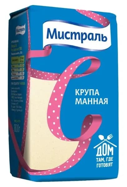 Мистраль Крупа манная, 800 гр/