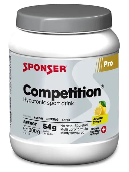 Sponser КОМПЕТИШН (1000г), вкус цитрус / Гипотонический напиток (COMPETITION)