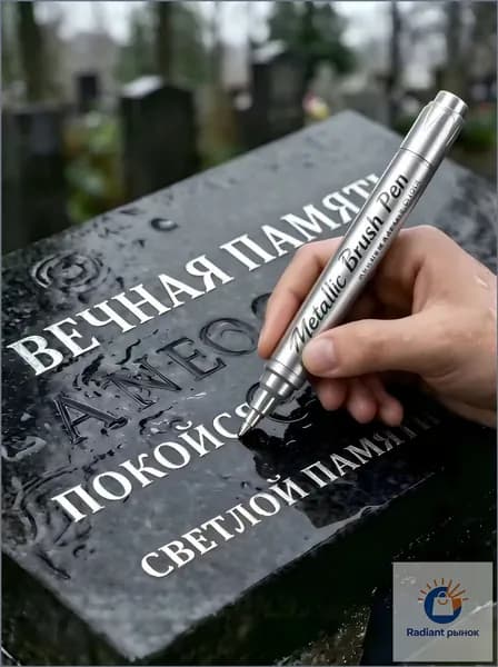 Маркер Масляный, толщина: 2.5 мм, 1 шт.для выделения текста
