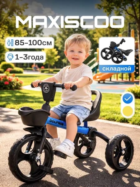 Велосипед детский трехколесный MAXISCOO Dolphin
