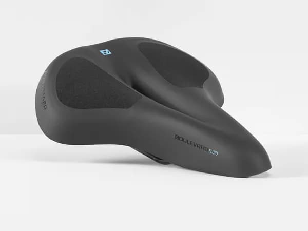 Седло на велосипед Bontrager Boulevard Fluid Bike Saddle, 280мм. x 255мм., цвет чёрный
