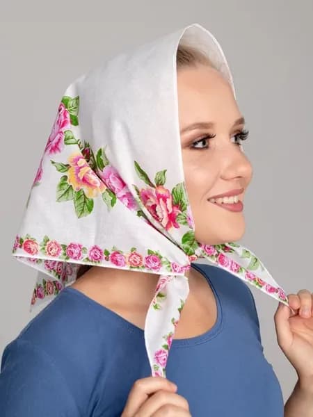 Косынка на голову хлопок летняя