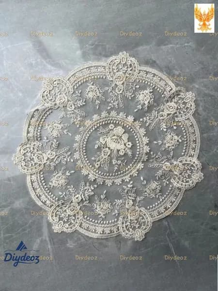 Салфетка сервировочная Кружево 33x33см, 1шт.