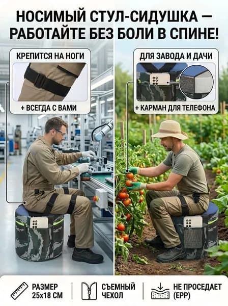 Садовый стул, Пенополиуретан, 25х18 см, 1 шт