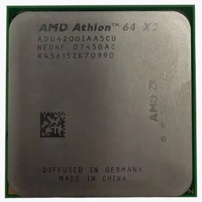 Процессор AMD ATHLON 64 X2 4200+ (ADO4200IAA5CU) OEM - AMD Socket 939, 2 x 2,2 ГГц, L2 - 512 КБ, DDR2, TDP 89 Вт