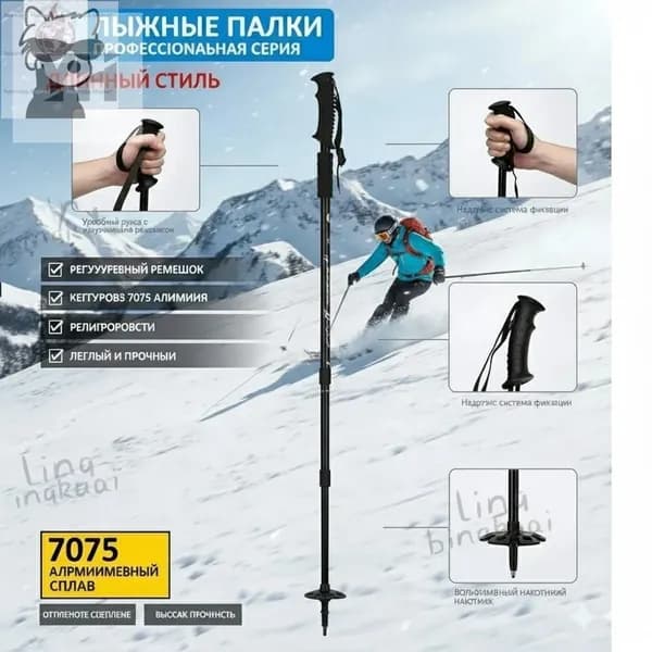 Горнолыжные палки 135 см