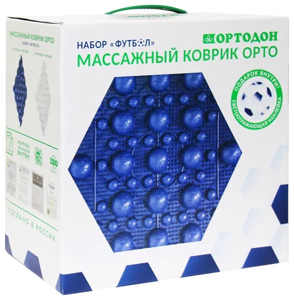 Коврики массажные ОРТО Набор №5 "Футбол" (футбол жесткий-4, футбол мягкий-4)