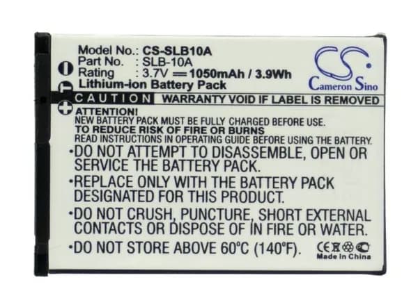 Аккумулятор для фотоаппаратов Samsung Cameron Sino CS-SLB10A 1050 мАч 3.7V
