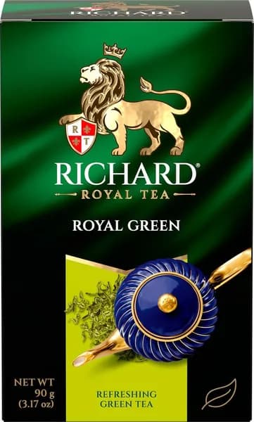 Чай зеленый RICHARD Royal Green, листовой, 90г