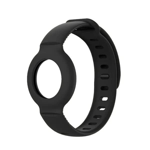(1 шт.) Подходит для защитного чехла для браслета Apple anti-lost AirTag-черный