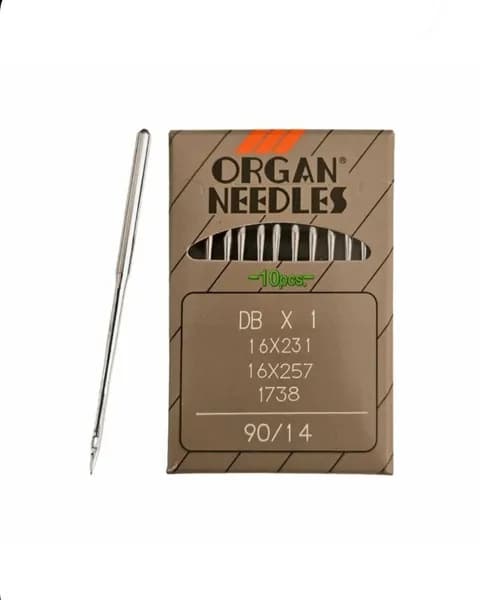 Промышленные иглы Organ DB x 1/90, 10 шт. в уп.