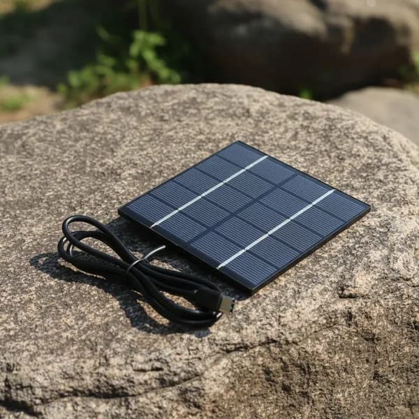 Солнечная панель 1,5 Вт, 5 В, USB-C для зарядки мобильных устройств