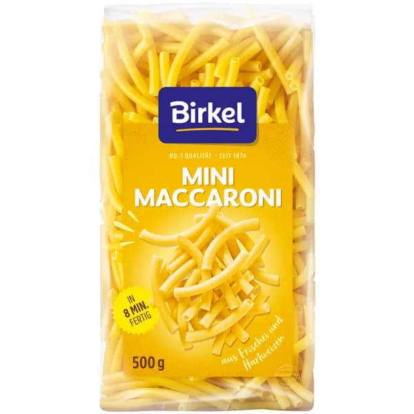 Макароны Birkel Mini-Maccaroni Мини макароны 500 грамм. Германия