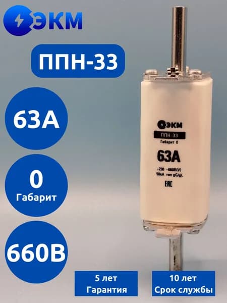 Плавкая вставка ППН-33-0-63А