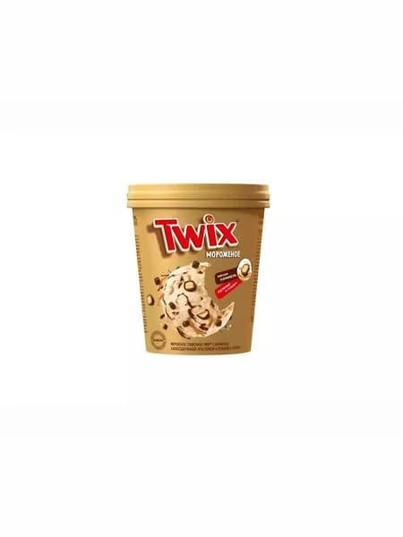 Мороженое Twix сливочное с карамелью и печеньем в глазури 265 г