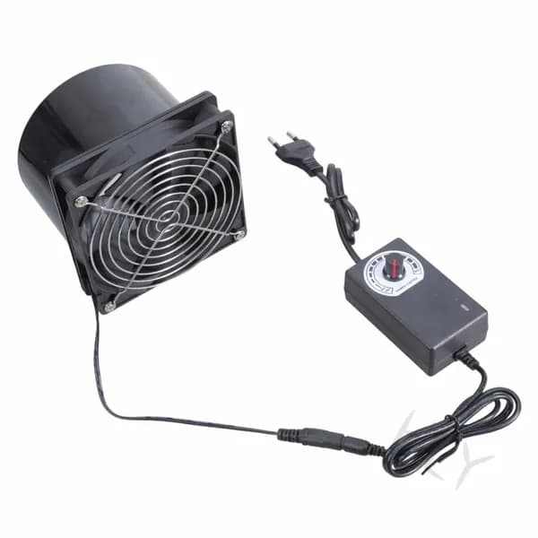 Вентиляционный канальный вентилятор 120мм 3000RPM с двойным шариковым подшипником и контроллером