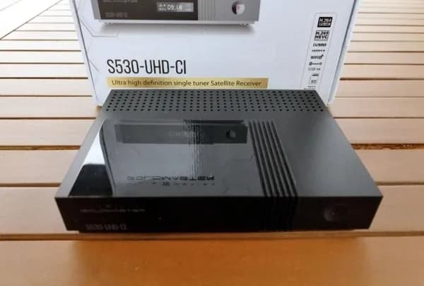 Ресивер GM S530-UHD/4K 60fps, DVB-S2, CI+, LAN, USB, HDMI, 2/16 GB