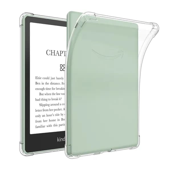 Прозрачный силиконовый защитный чехол с амортизацией для Kindle Paperwhite 6/6.8, 11-го поколения, выпуск 2021/2022