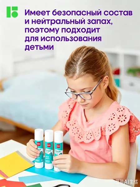 Клей канцелярский Карандаш 2 шт., 25 мл./ 50 г.