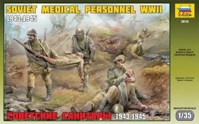 Сборная модель 3618 Советские санитары