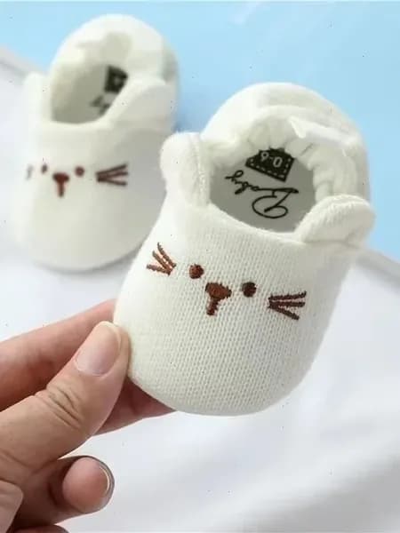 Детские хлопковые пинетки 0–12 мес
