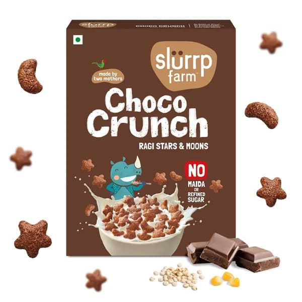 Slurrp Farm Здоровый завтрак для детей с Раги, без мучных продуктов, 400 г