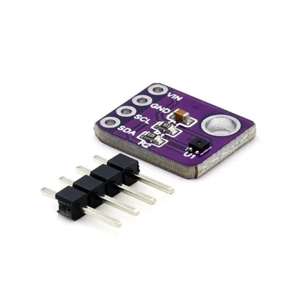 (1 комплект) цифровой датчик температуры и влажности SHT41, связь I2C, высокая точность