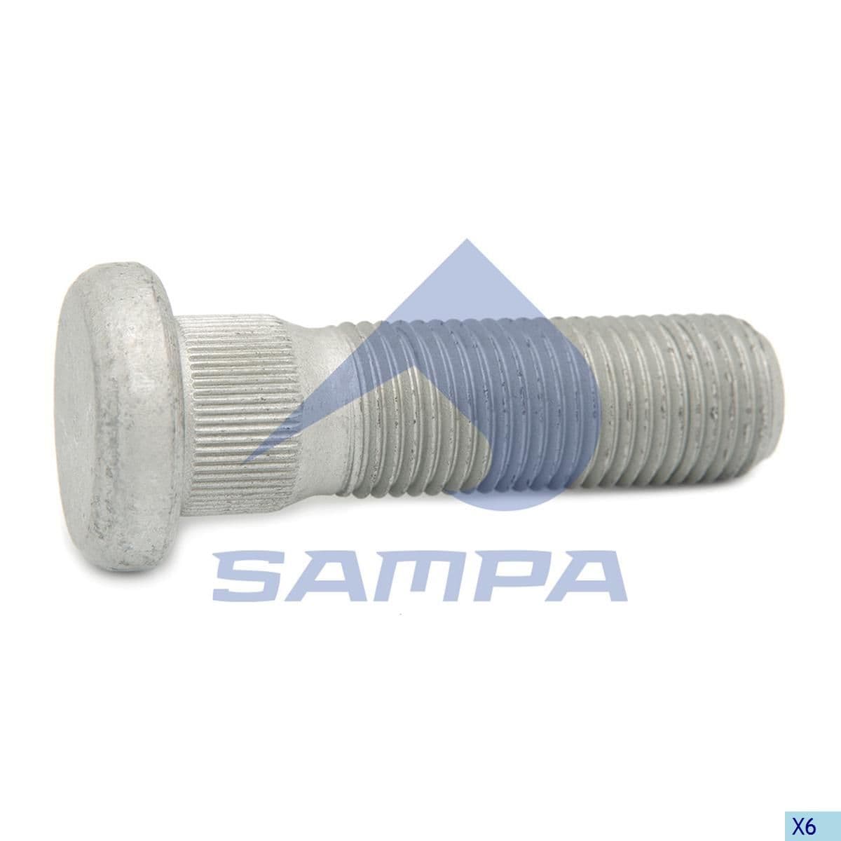 Болт колеса 7/8 x11BSFх81 Scania 4/P/G/R/T 043.307 SAMPA