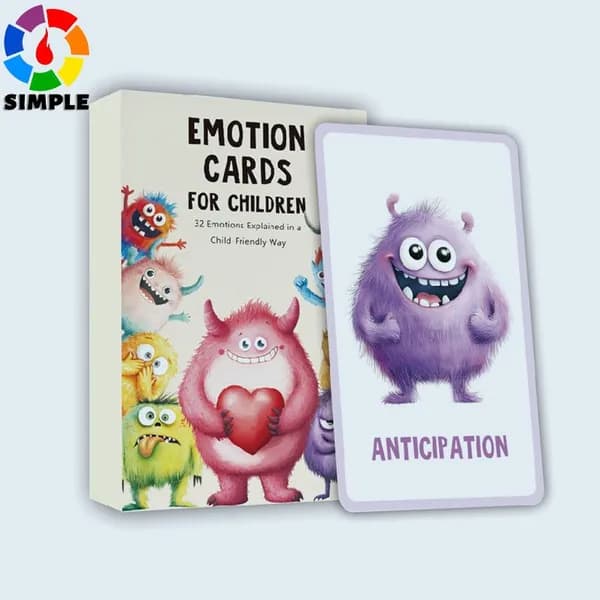 Emotional Monster Game Card Control Emotions Карточная игра Настольная игра