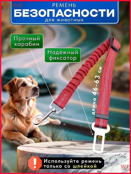 Ремень безопасности для собак