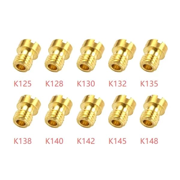 Для Скутера, 10 Шт., Главный Жиклер Карбюратора PE24/26/27/30 Halma CG-125, Инжектор