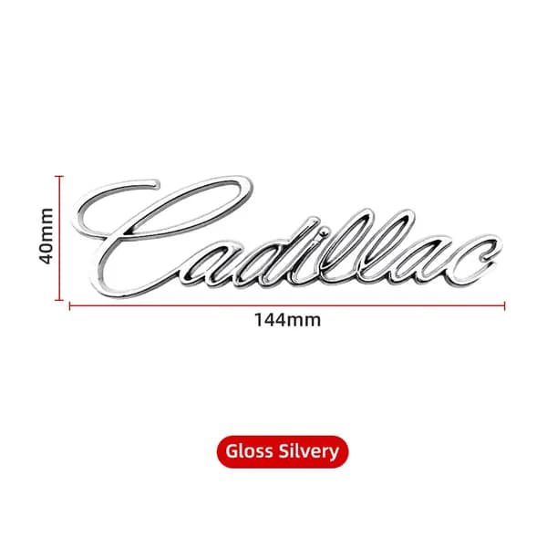 3D металлическая буква наклейка на задний багажник для Cadillac ATS BLS CTS EXT SLR SRX STS XT4 XTS XT6 Escalade Deville
