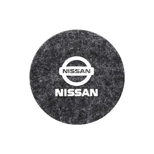 Вставка в подстаканник автомобиля из плотного фетра, 1шт., Nissan, серый цвет