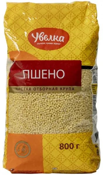 Пшено шлифованное Увелка, Ресурс м/у, 800 г