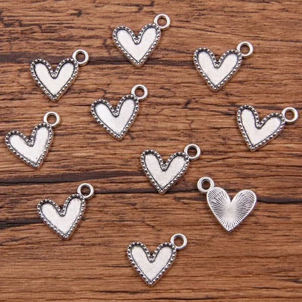 Любовный кулон 11*13mm 10pcs