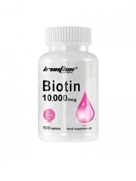 Biotin Биотин 10 000 мкг, 100 таблеток
