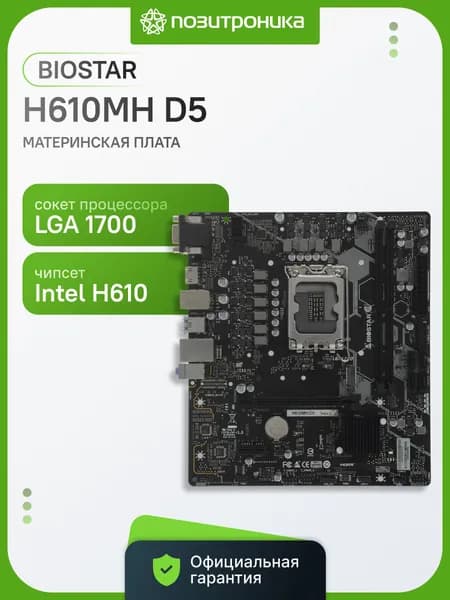 Материнская плата Biostar H610MH D5