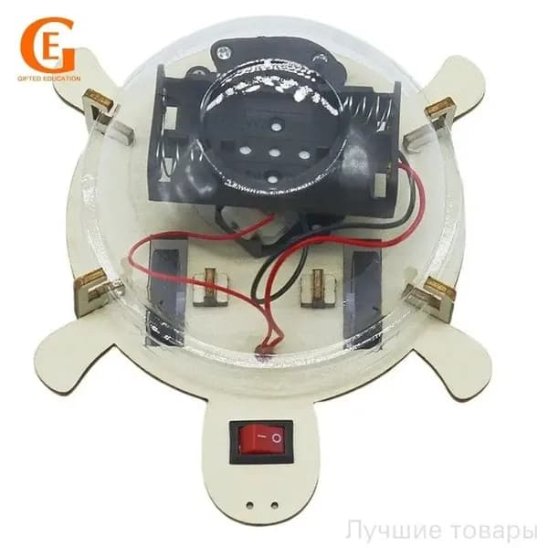 DIY конструктор Робот черепаха с функцией обхода препятствий, обучающий набор для школы, подарок для мальчиков и девочек