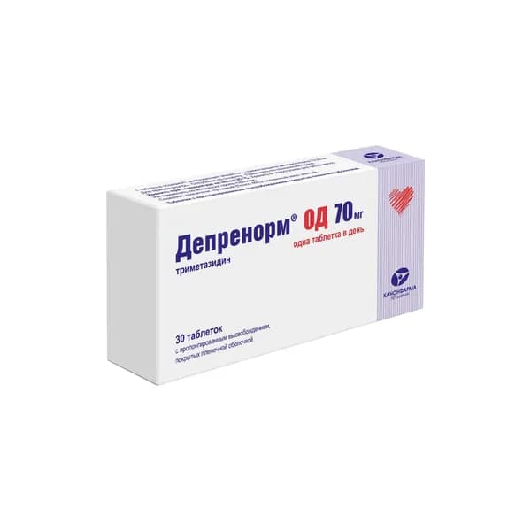 Депренорм ОД таблетки с пролонгированным высвобождением п/о плен. 70мг 30шт