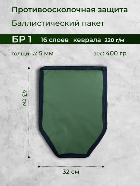 Кевларовая защита обшитая 16 слоёв