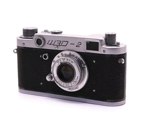 Фотокамера компактная Фэд 2 + Индустар-10 (СССР)
