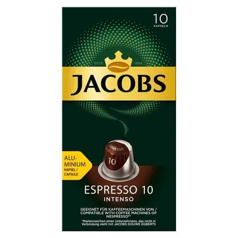 Кофе в капсулах MONARCH "Original" Espresso 10 Intenso для кофемашин Nespresso, 10 порций (4058904)