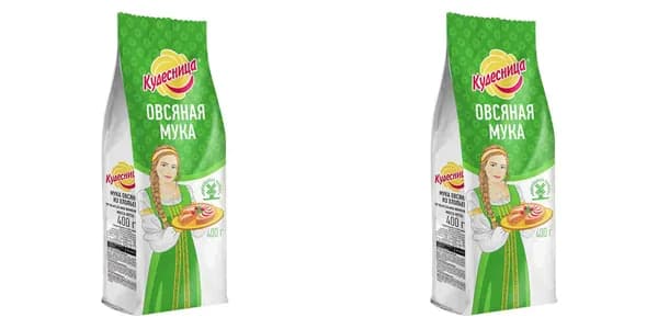 Кудесница Мука овсяная , 400 гр, 2уп.